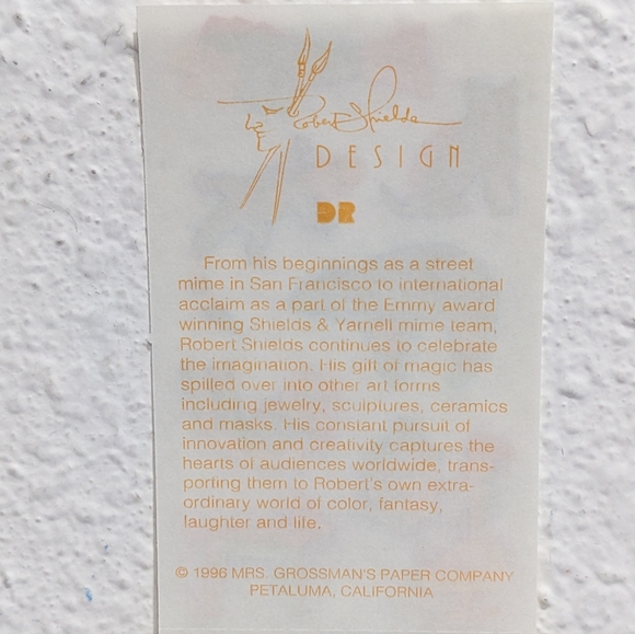 Vintage Mrs Grossman's Robert Shields Stickers Southwest Gecko Cat Fish - Picture 4 of 6